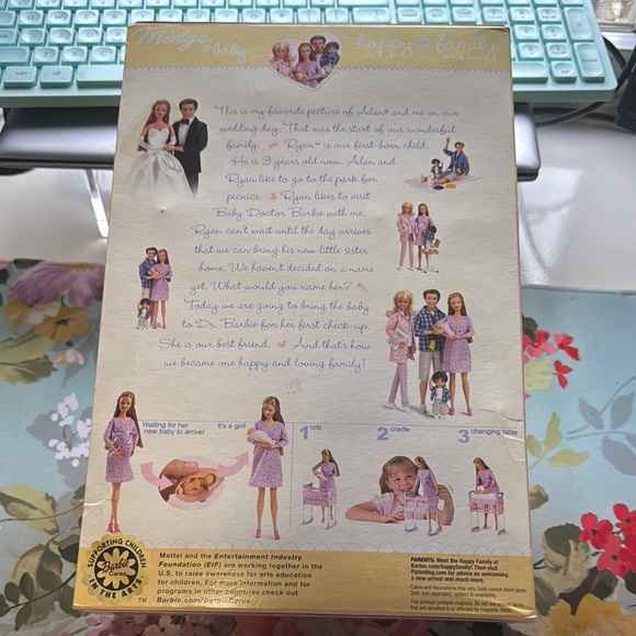Mattel Barbie Happy Family Midge Baby Doll Set Collectible - Picture 3 of 6